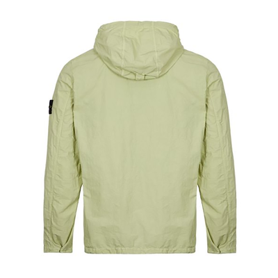 STONE ISLAND NASLAN LIGHT OVERSHIRT IN LIGHT GREEN