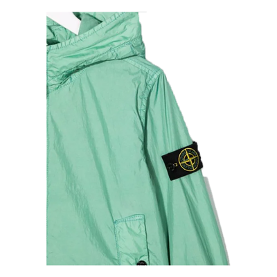 STONE ISLAND JUNIOR LIGHT WEIGHT JACKET IN LIGHT GREEN