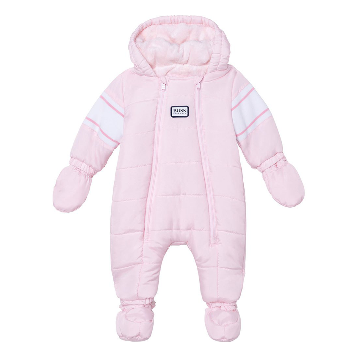 BOSS BABY GIRL PINK ALL IN 1 SNOWSUIT