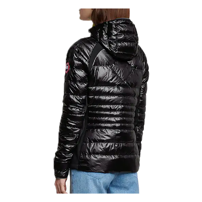 CANADA GOOSE WOMANS HYBRIDGE LITE COAT IN BLACK