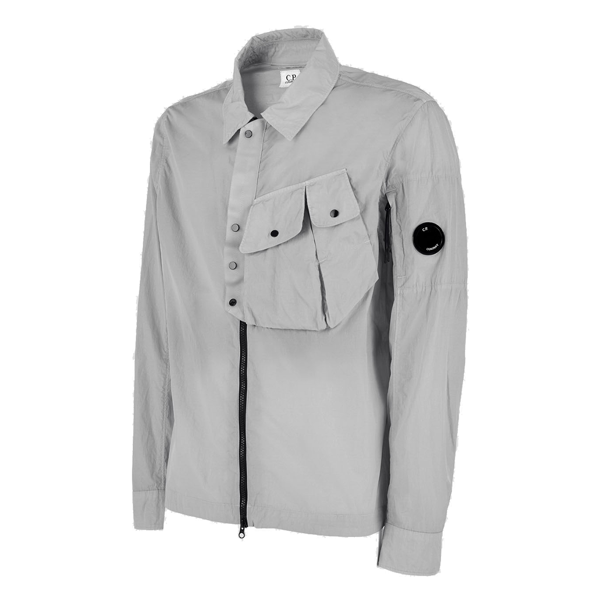 CP COMPANY CHROME OVERSHIRT IN GREY