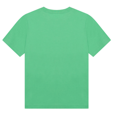 BOSS JUNIOR LOGO T-SHIRT IN GREEN