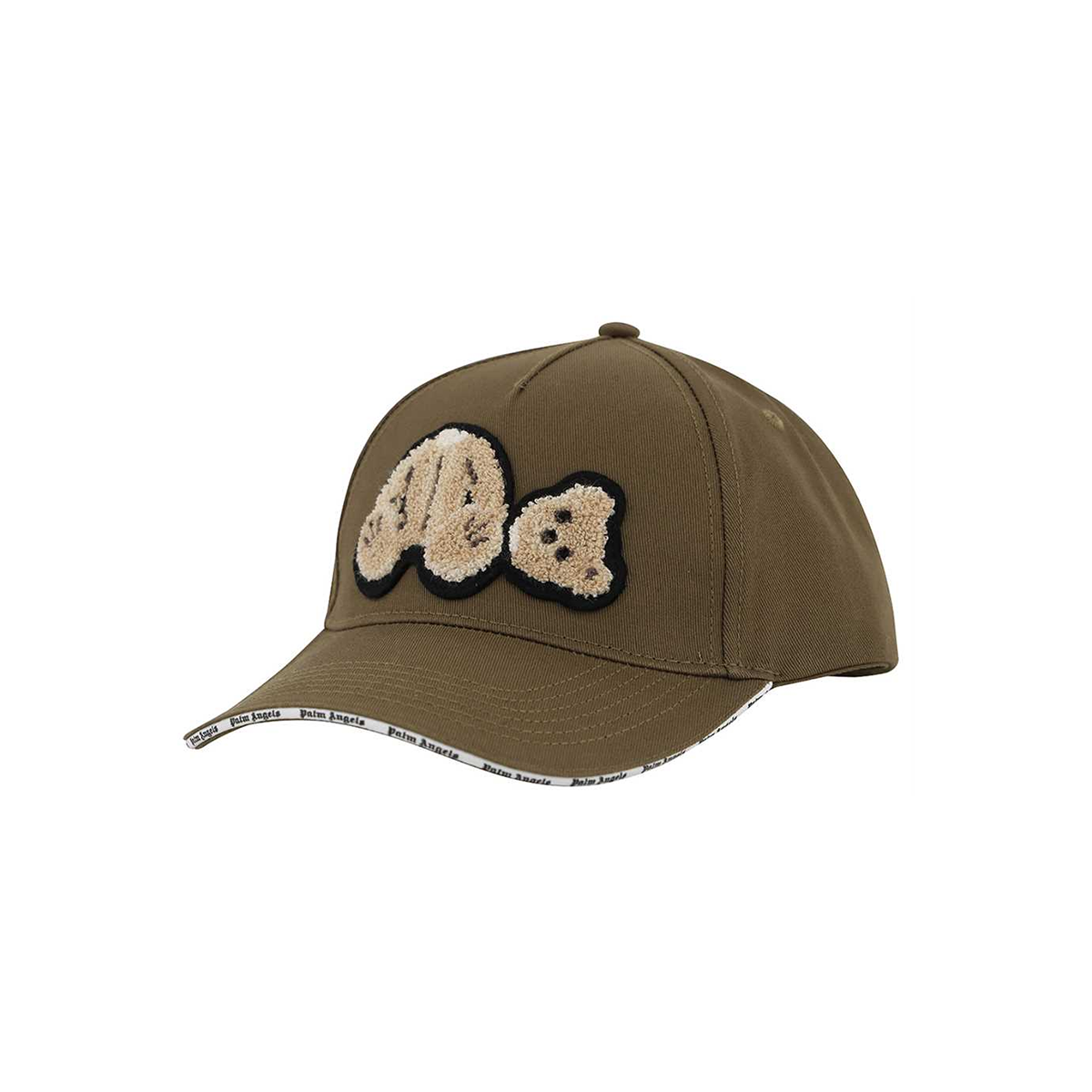 PALM ANGELS BEAR CAP IN GREEN