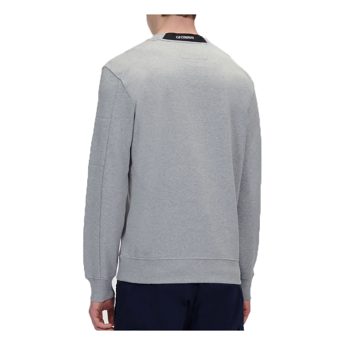 CP COMPANY DIAGONAL RAISED CREW NECK TRACKSUIT IN GREY