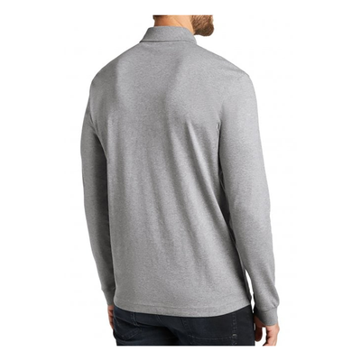 BOSS 'PADO 11' LONG SLEEVE POLO IN GREY