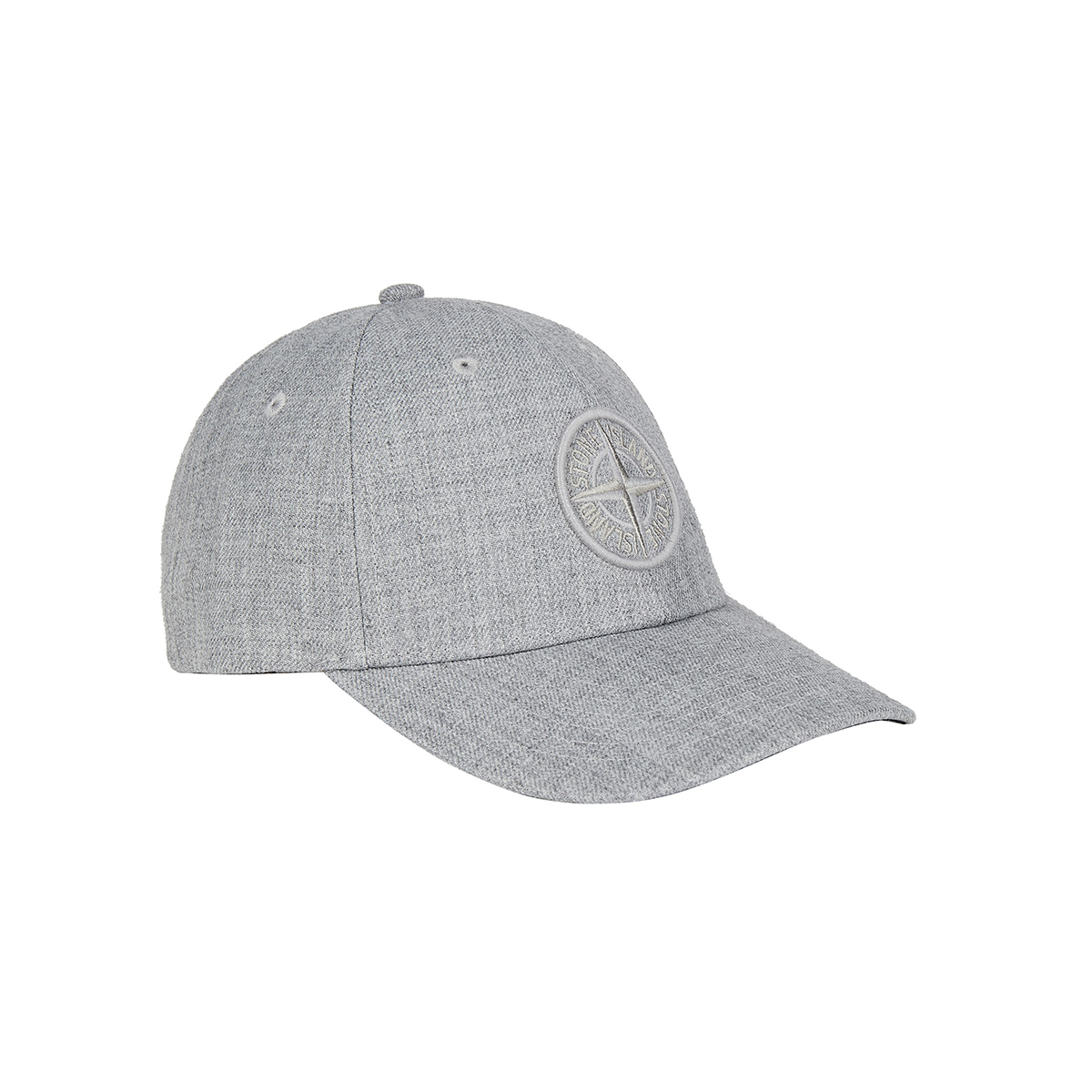 STONE ISLAND SIX-PANEL CAP IN GREY