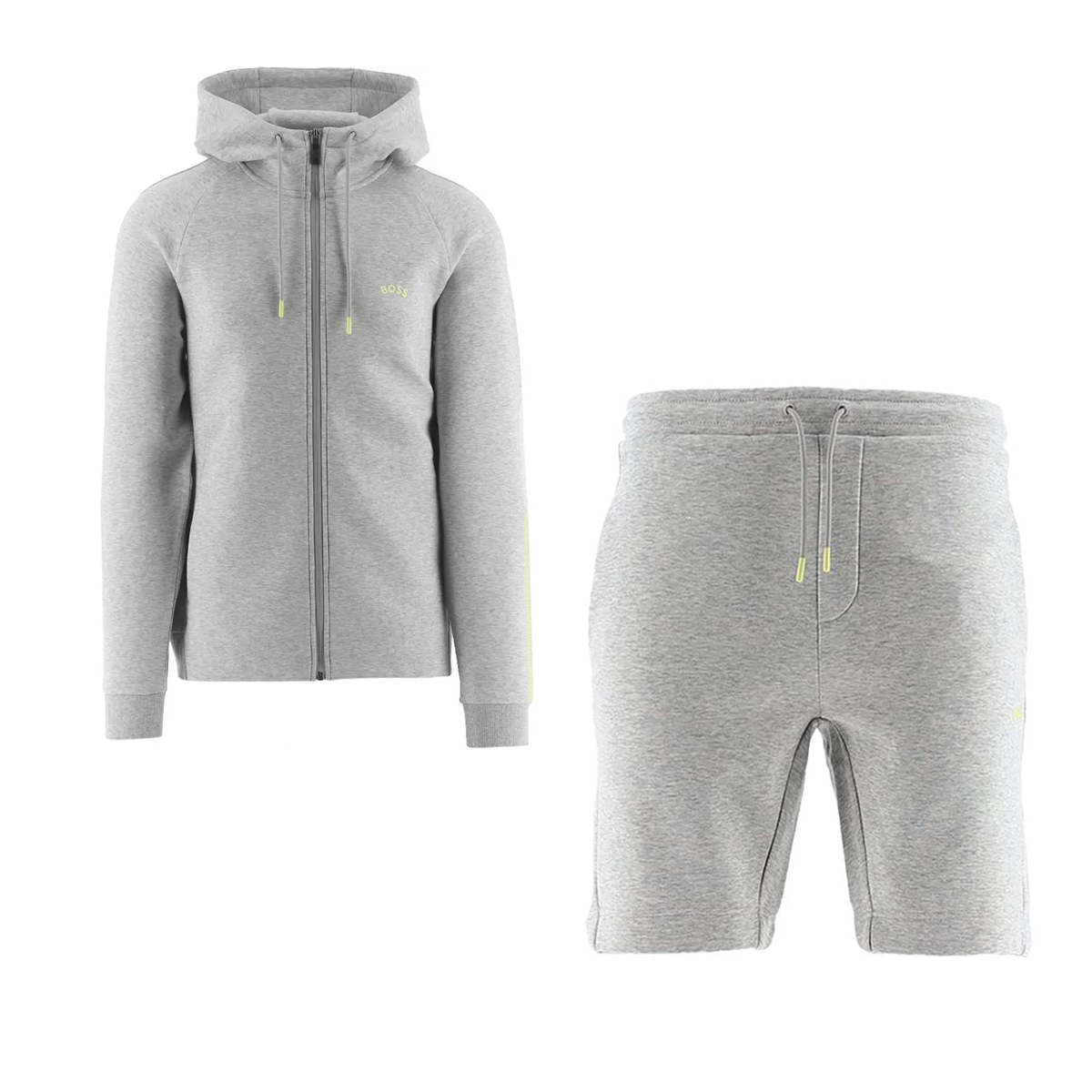 BOSS 'SAGGY 2' SHORT SET IN LIGHT GREY