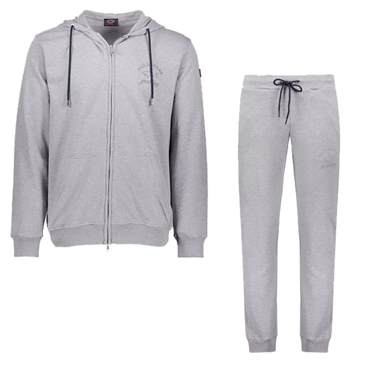 PAUL & SHARK ORGANIC COTTON TRACKSUIT IN GREY