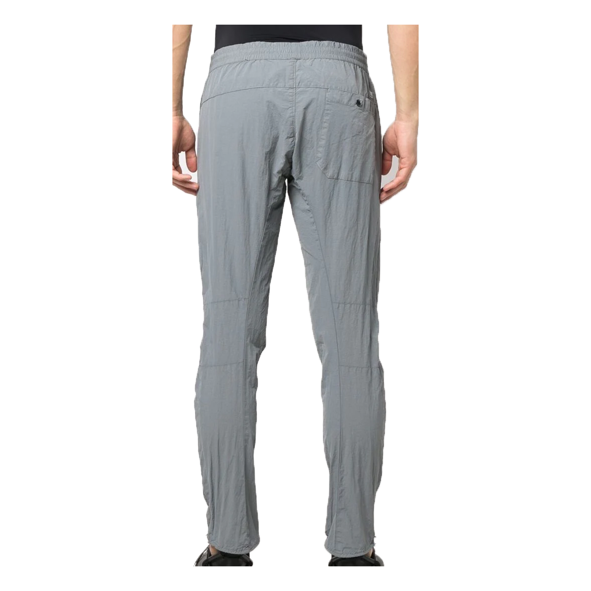 CP COMPANY FLATT NYLON CARGO BOTTOMS IN GREY