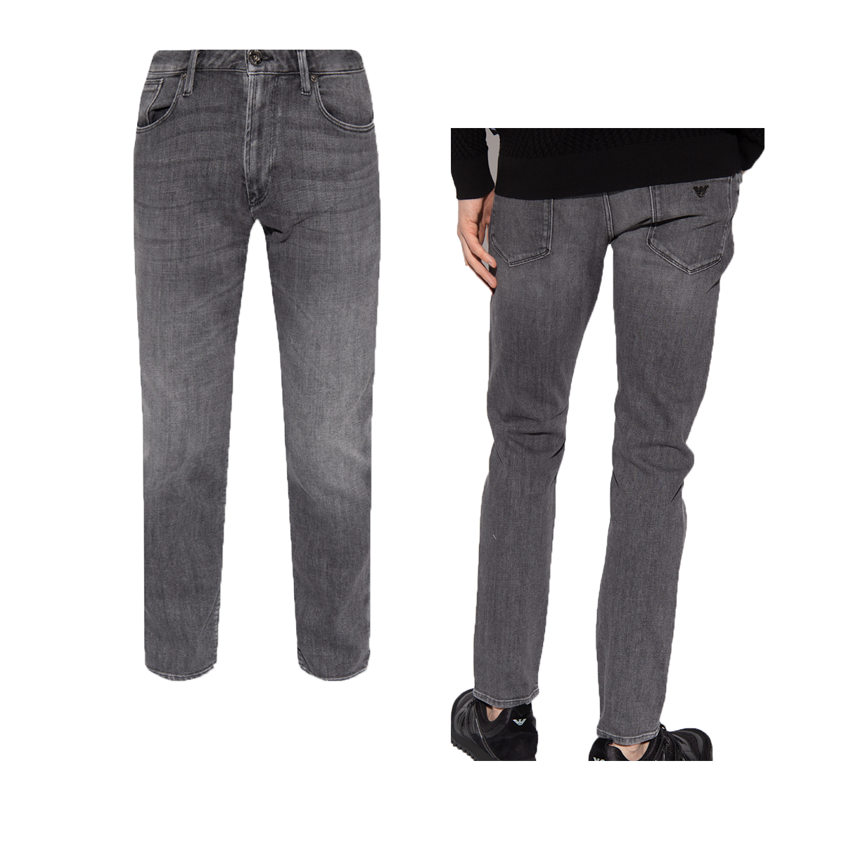 EMPORIO ARMANI J06 JEANS IN GREY