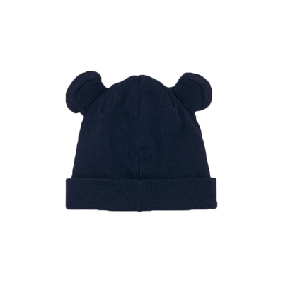 PALM ANGELS BEAR BEANIE IN NAVY