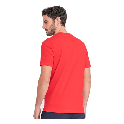 PAUL & SHARK ORGANIC COTTON T-SHIRT IN RED