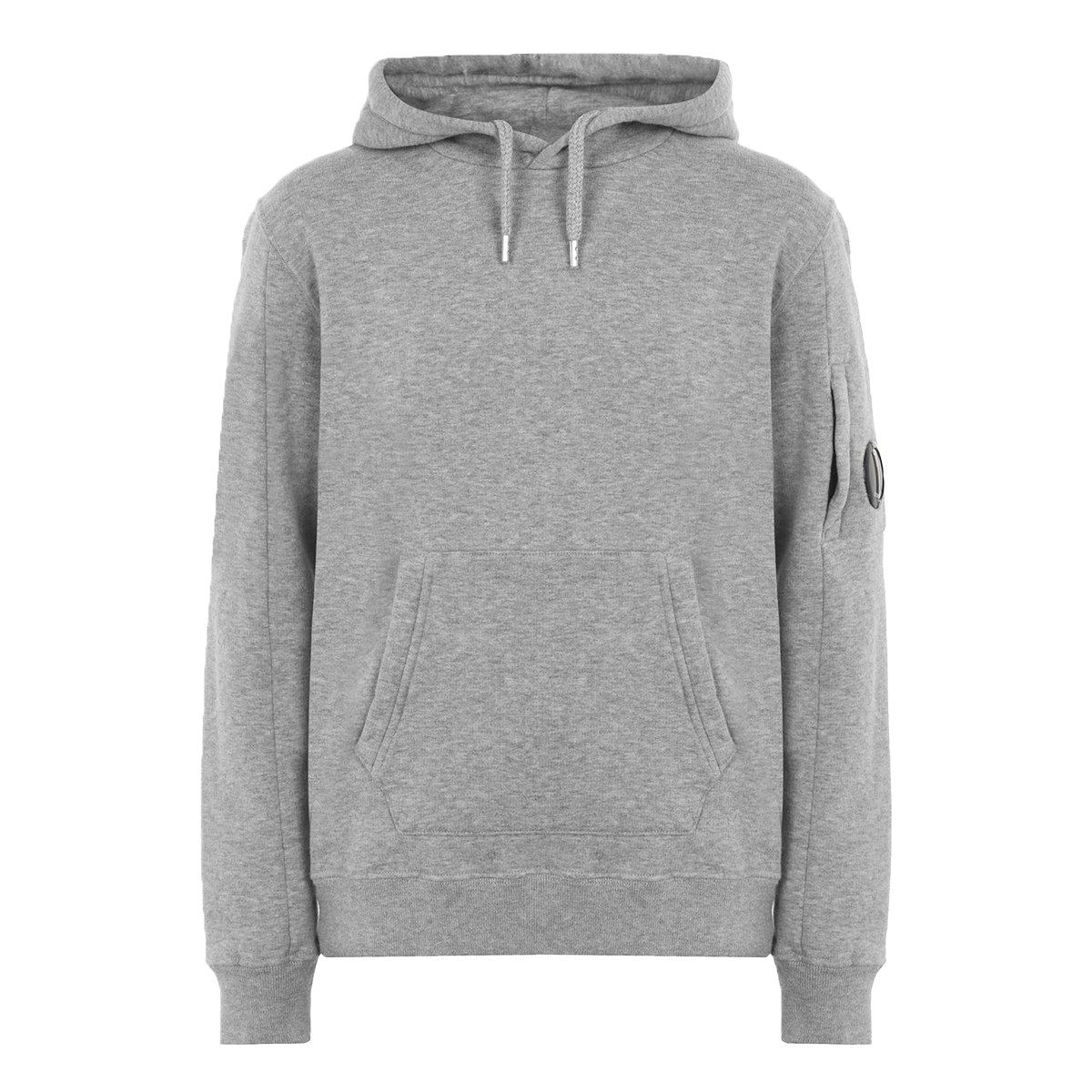 CP COMPANY JUNIOR BASIC FLEECE HOODIE IN GREY