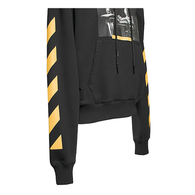 OFF WHITE CARAV PAINTING OVER HOODIE IN BLACK