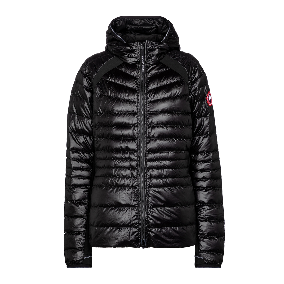 CANADA GOOSE WOMANS HYBRIDGE LITE COAT IN BLACK