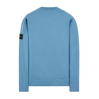 STONE ISLAND HEAVY COTTON SWEATER IN SUGAR GREY