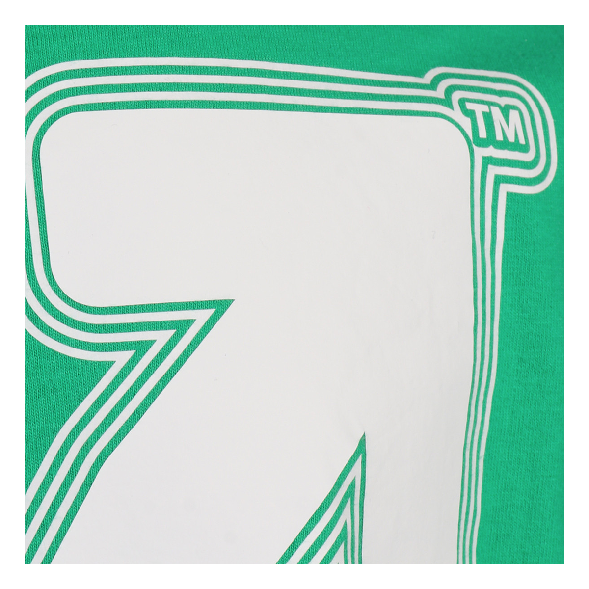 OFF WHITE JUNIOR RETRO LOGO T-SHIRT IN GREEN