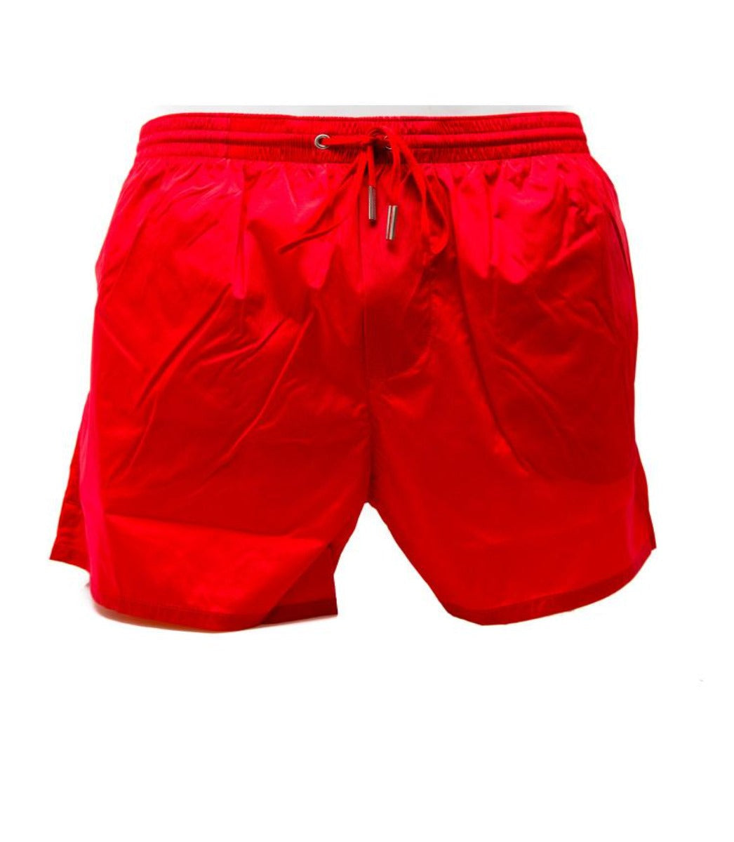 DSQUARED2 - LOGO PRINT SHORTS - RED