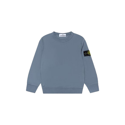 STONE ISLAND JUNIOR SWEATSHIRT TRACKSUIT IN BLUE