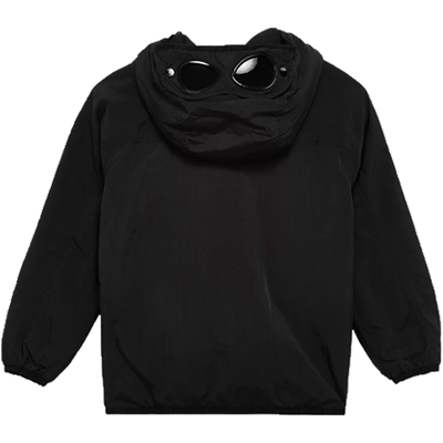 CP COMPANY JUNIOR CR L GOGGLE JACKET IN BLACK