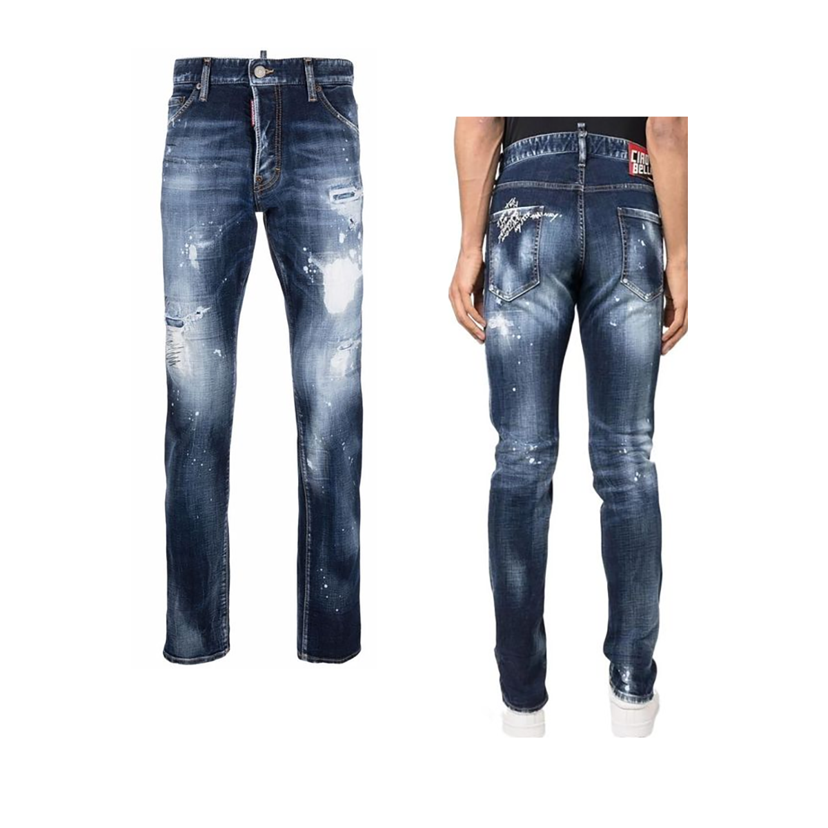 DSQUARED2 COOL GUY CIAO BELLA JEANS IN BLUE