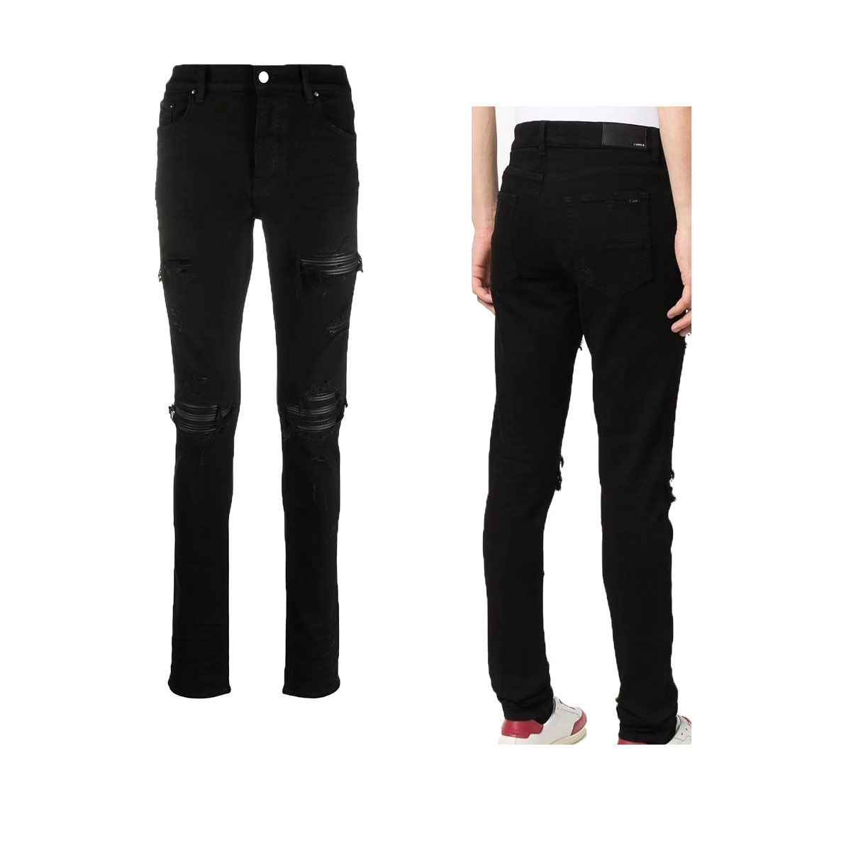 AMIRI MX1 SKINNY JEANS IN BLACK