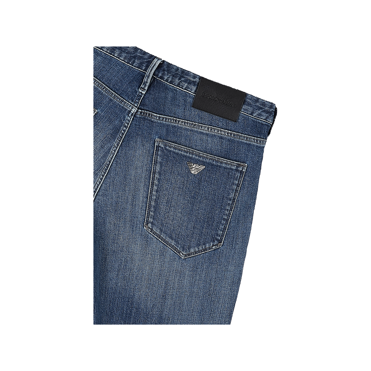 EMPORIO ARMANI J06 SLIM FIT TWILL MELANGE JEANS