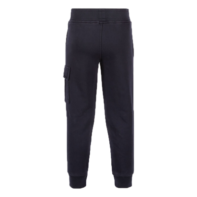 CP COMPANY JUNIOR BASIC FLEECE CREW NECK TRACKSUIT IN NAVY BLUE