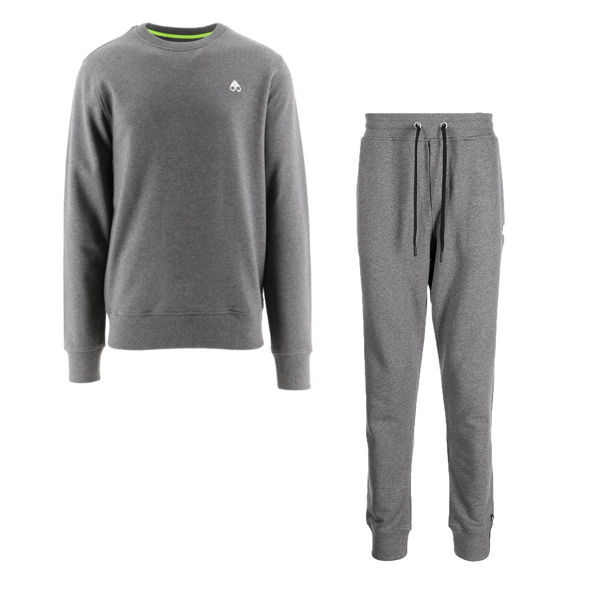 MOOSE KNUCKLES LELAND PULL OVER TRACKSUIT IN CHARCOAL