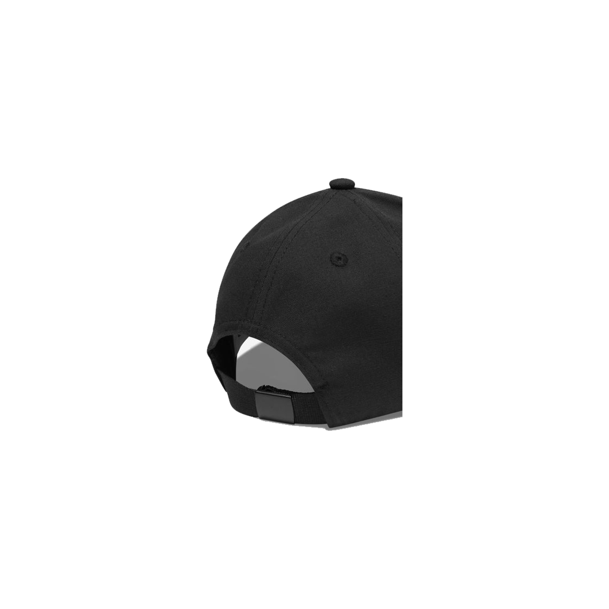 STONE ISLAND JUNIOR EMBROIDERED LOGO CAP IN BLACK