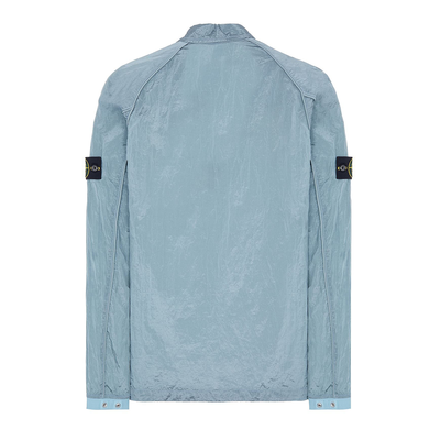 STONE ISLAND NYLON METAL OVERSHIRT IN AQUA