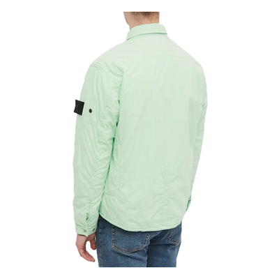 STONE ISLAND SHADOW PROJECT PADDED OVERSHIRT IN LIGHT GREEN