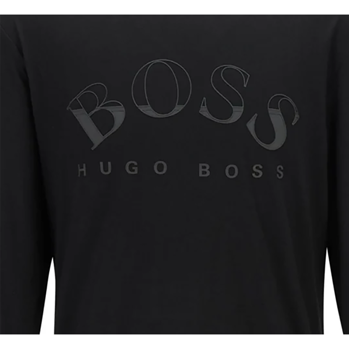 BOSS TOGN 1 LONG SLEEVE T-SHIRT IN BLACK