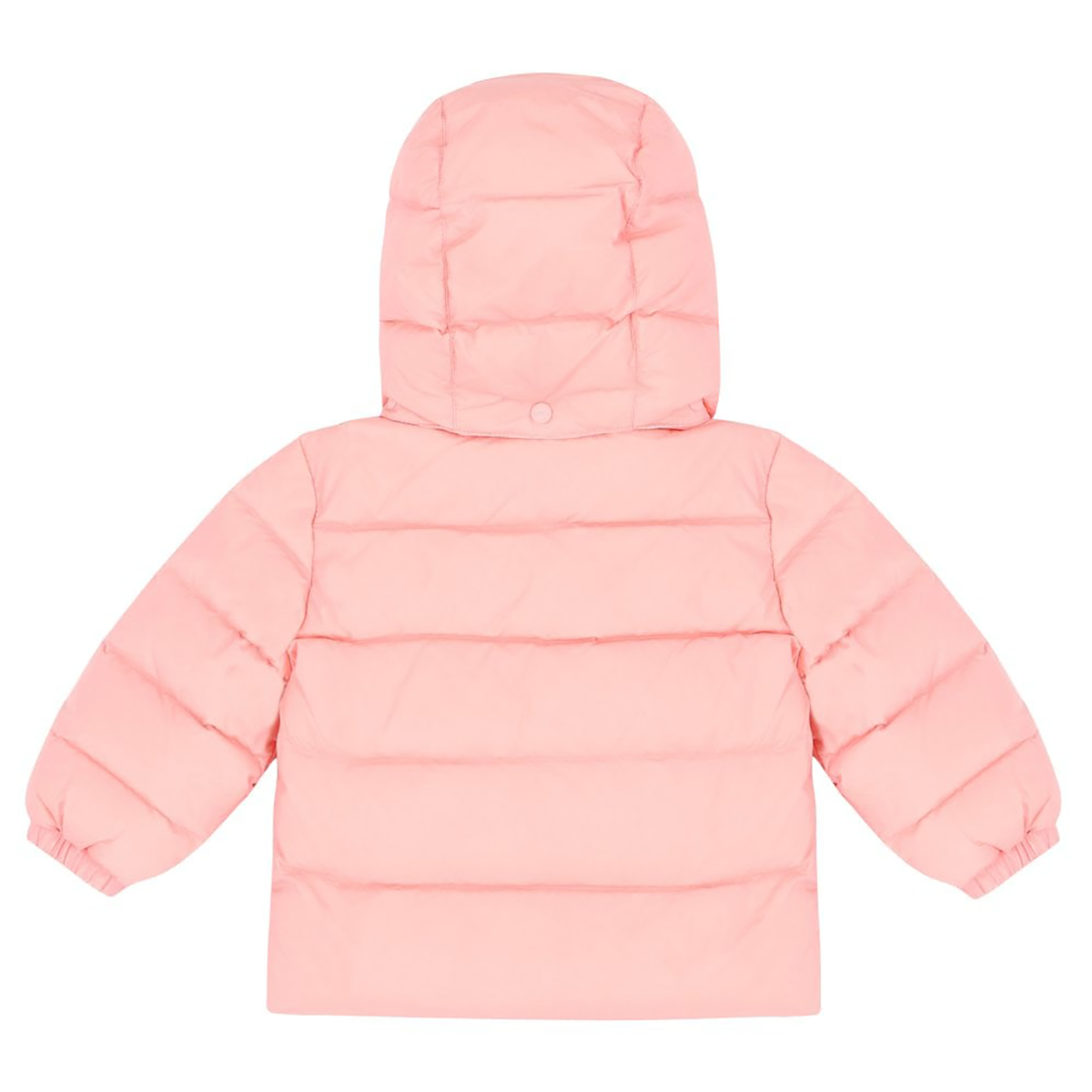 MOSCHINO BABY TEDDY LOGO PADDED JACKET IN PINK