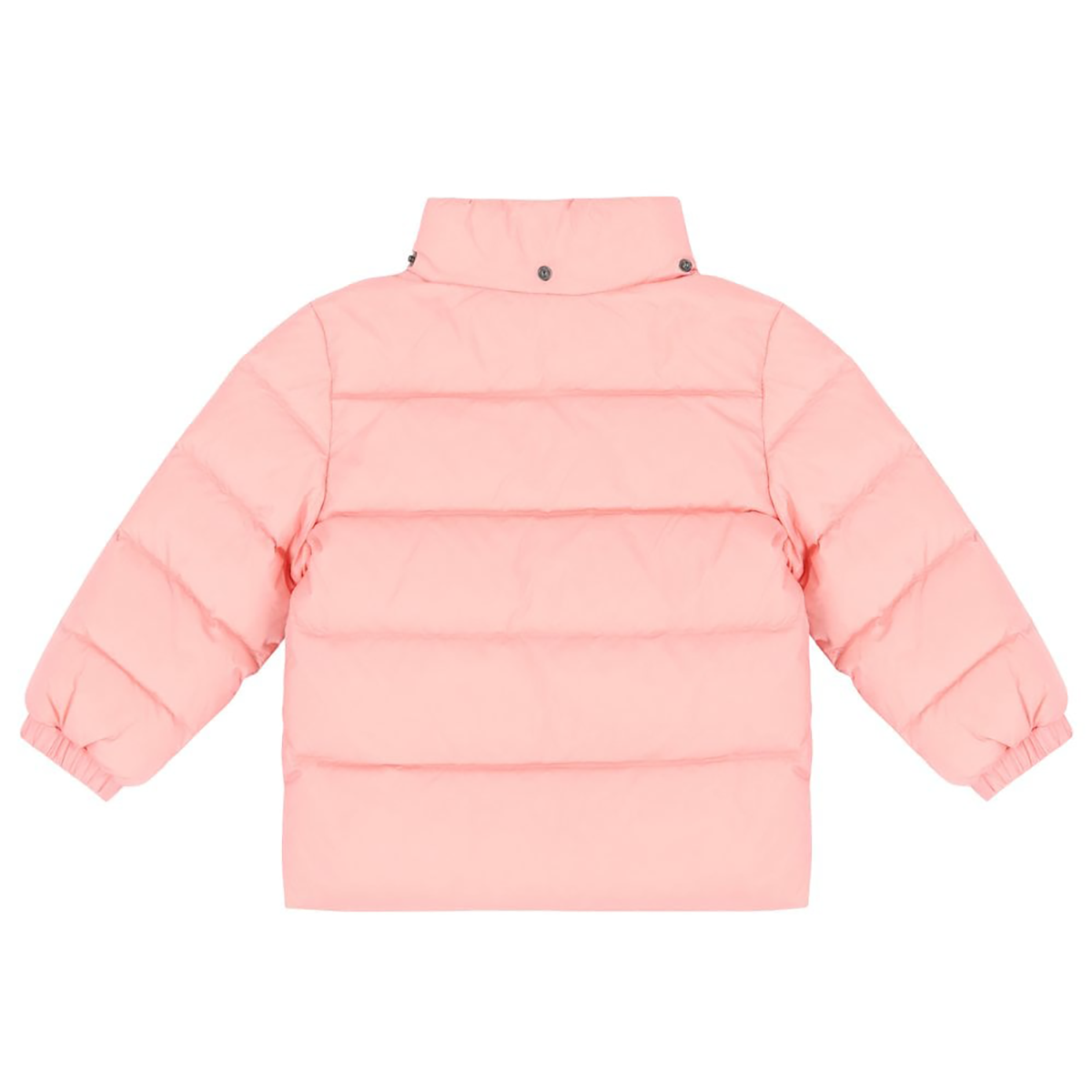 MOSCHINO BABY TEDDY LOGO PADDED JACKET IN PINK