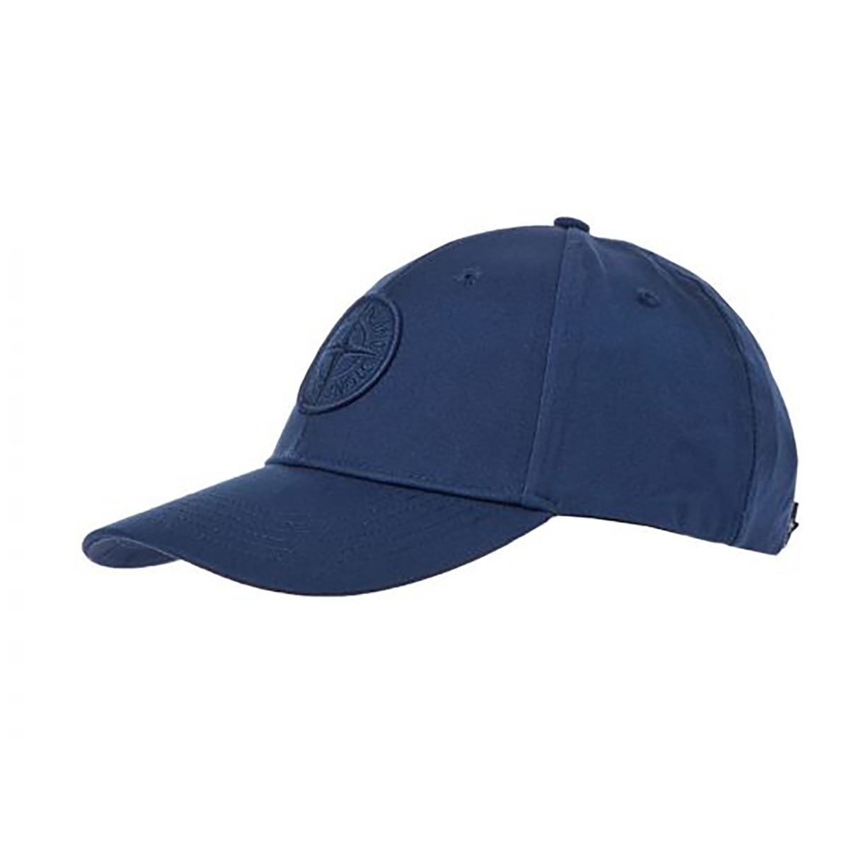 STONE ISLAND JUNIOR COTTON CAP IN MARINE BLUE