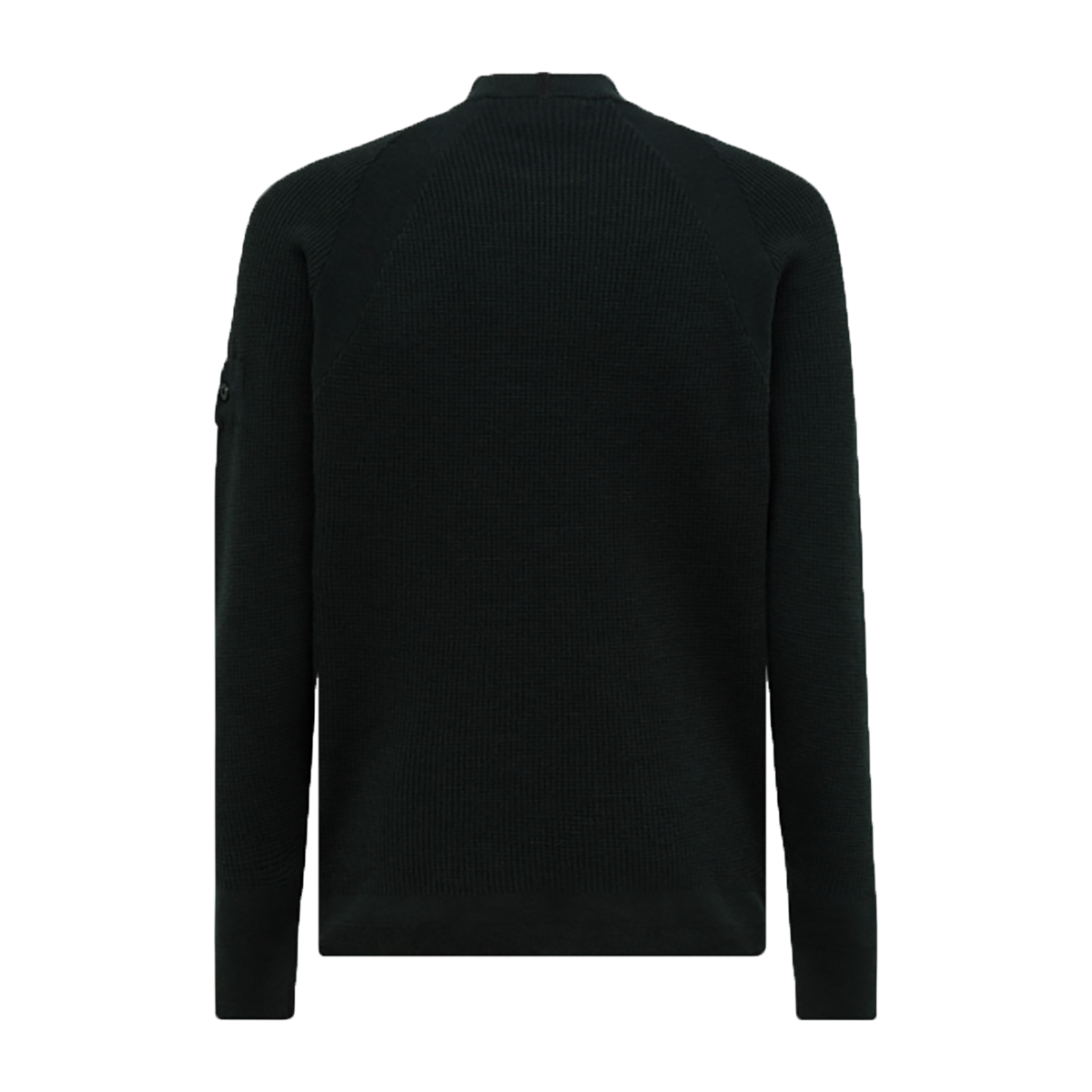 STONE ISLAND SHADOW PROJECT WOOL JUMPER IN SLIGHTLY FADED BLACK