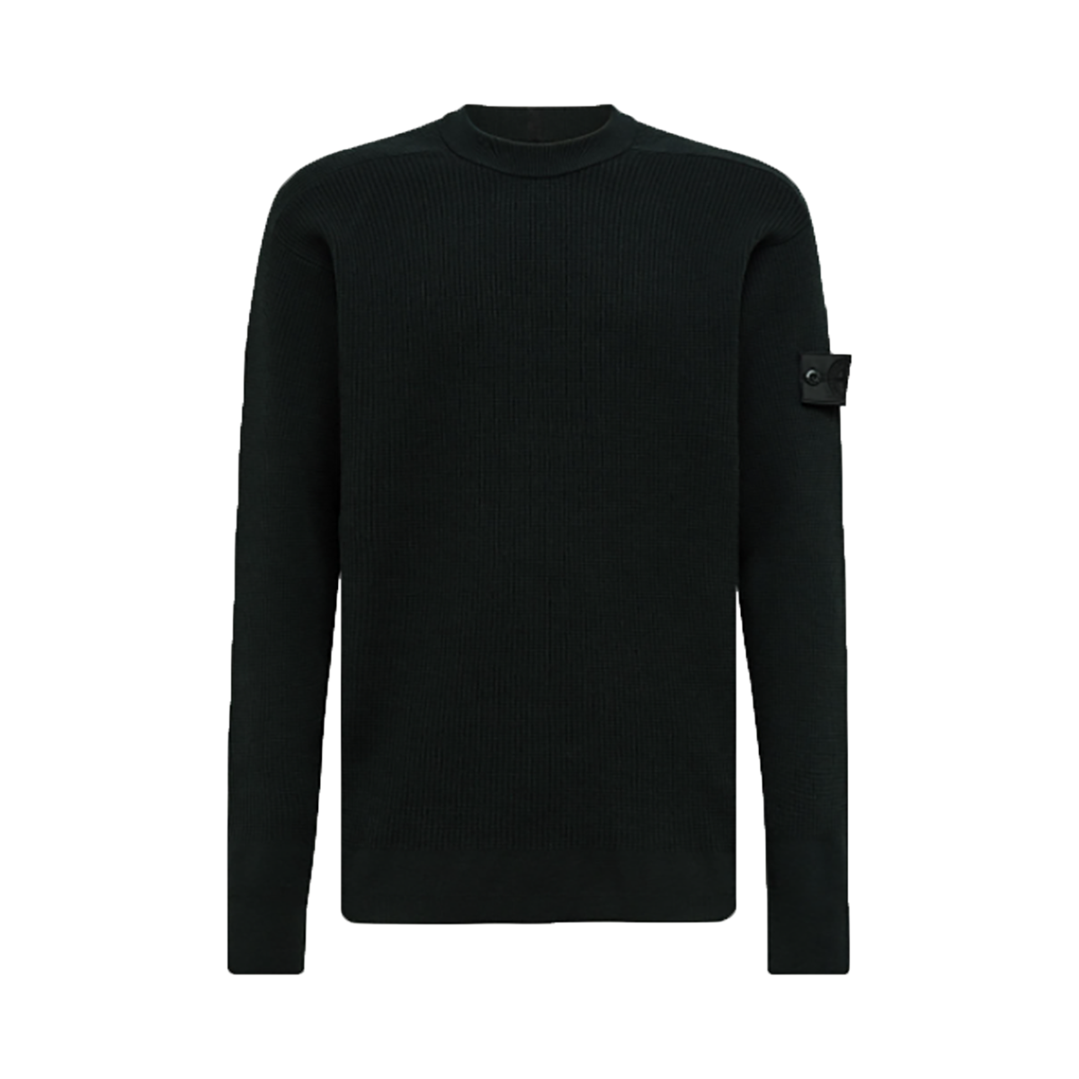 STONE ISLAND SHADOW PROJECT WOOL JUMPER IN SLIGHTLY FADED BLACK