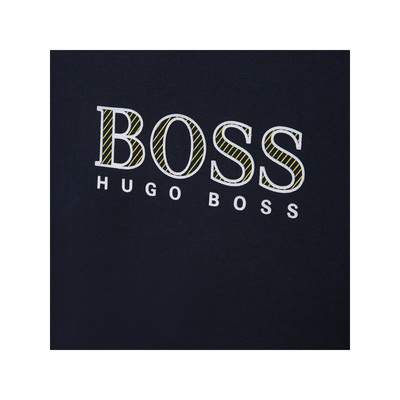 BOSS JUNIOR PRINTED T-SHIRT IN NAVY