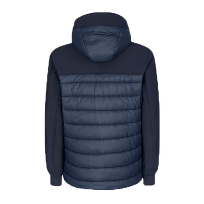 CP COMPANY SHELL R GOGGLE JACKET IN NAVY BLUE