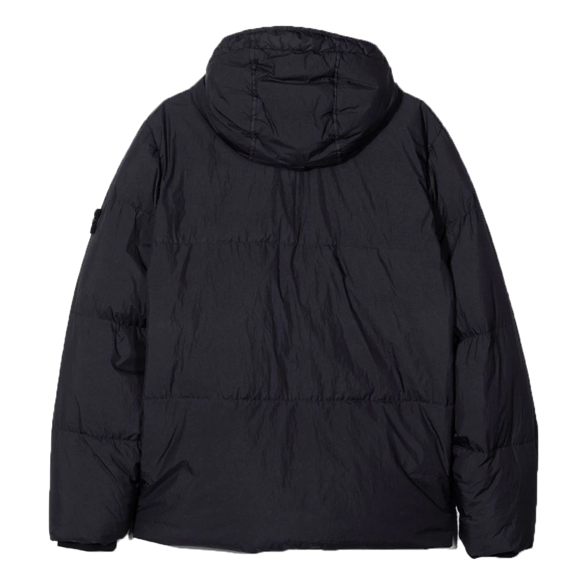 STONE ISLAND JUNIOR DOWN JACKET IN NAVY BLUE