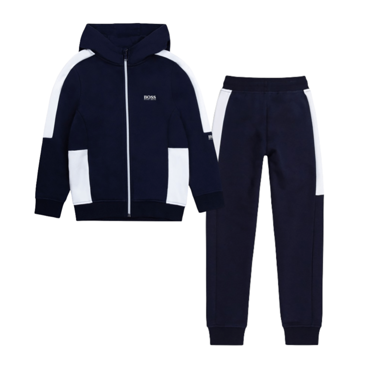 BOSS JUNIOR HOODED TRACKSUIT IN NAVY