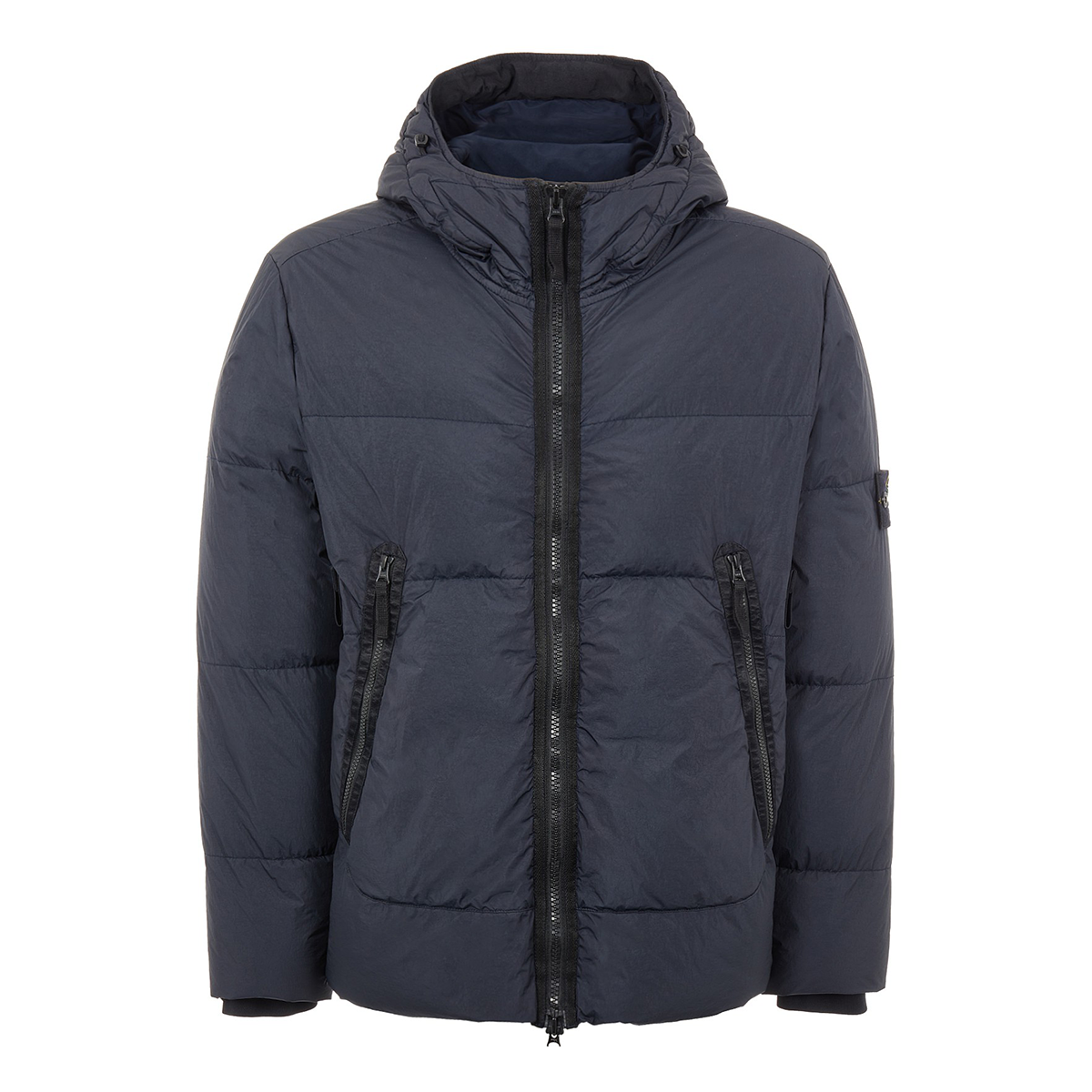 STONE ISLAND CRINKLE REPS NY DOWN JACKET IN NAVY