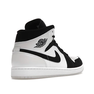 JORDAN 1 MID MIA DIAMOND IN BLACK-WHITE