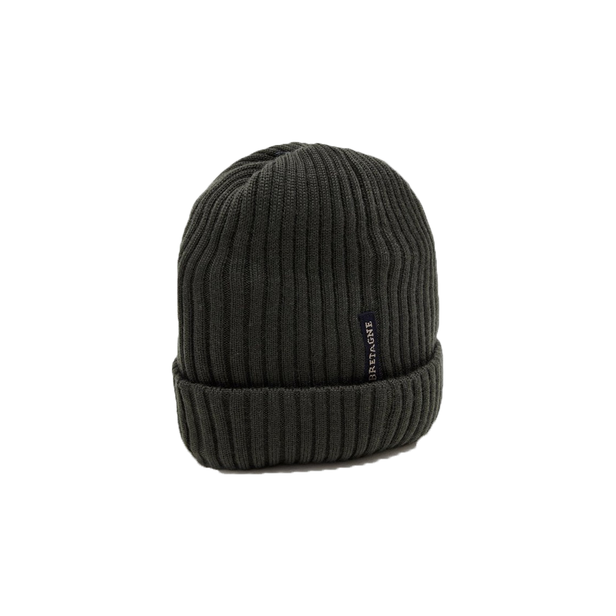 PAUL & SHARK YACHTING RIBBED BEANIE IN GREEN