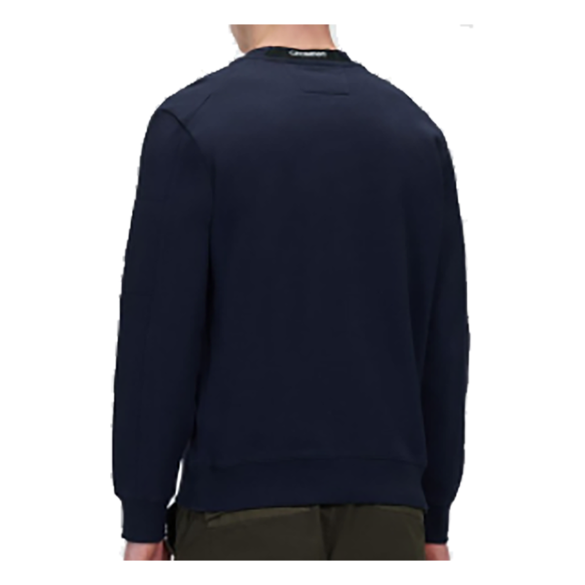 CP COMPANY DIAGONAL RAISED CREW NECK TRACKSUIT IN NAVY BLUE