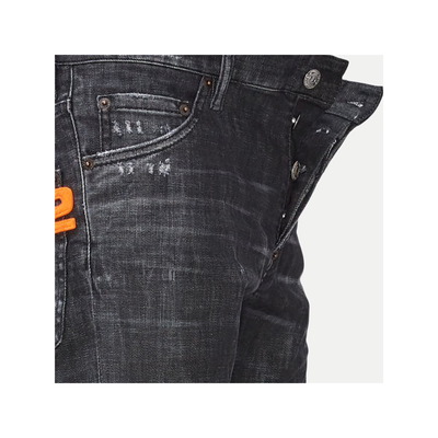 DSQUARED COOL GUY BLACK WASH JEANS