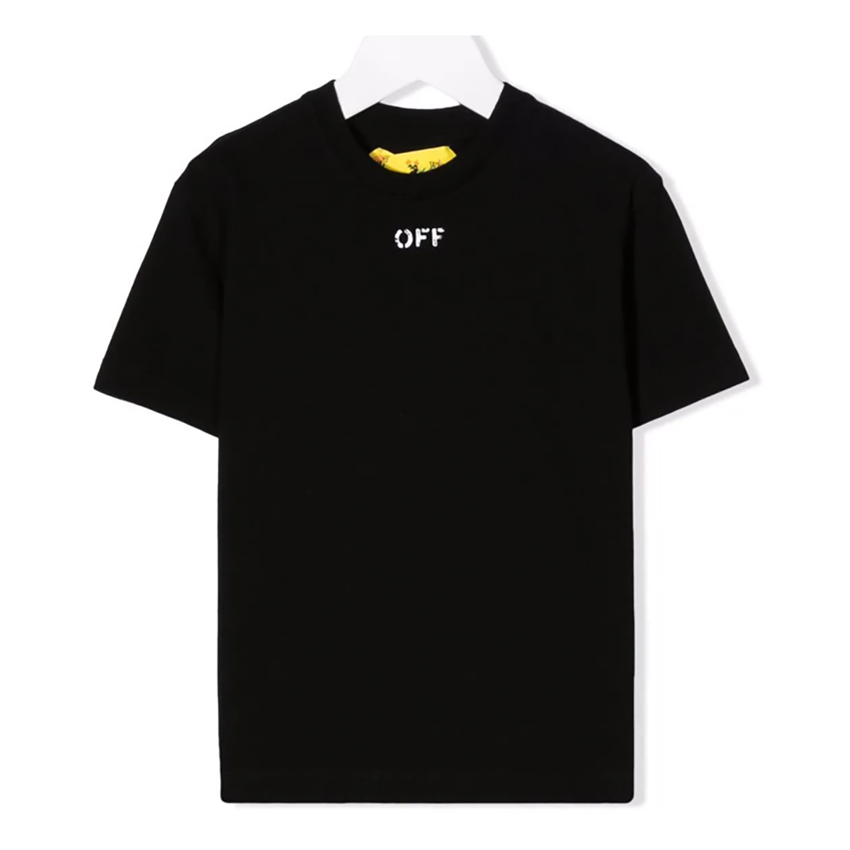 OFF WHITE JUNIOR STAMP S-S T-SHIRT IN BLACK