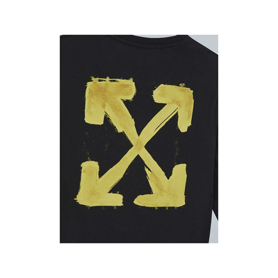 OFF WHITE JUNIOR SCRIPT L-S T-SHIRT IN BLACK