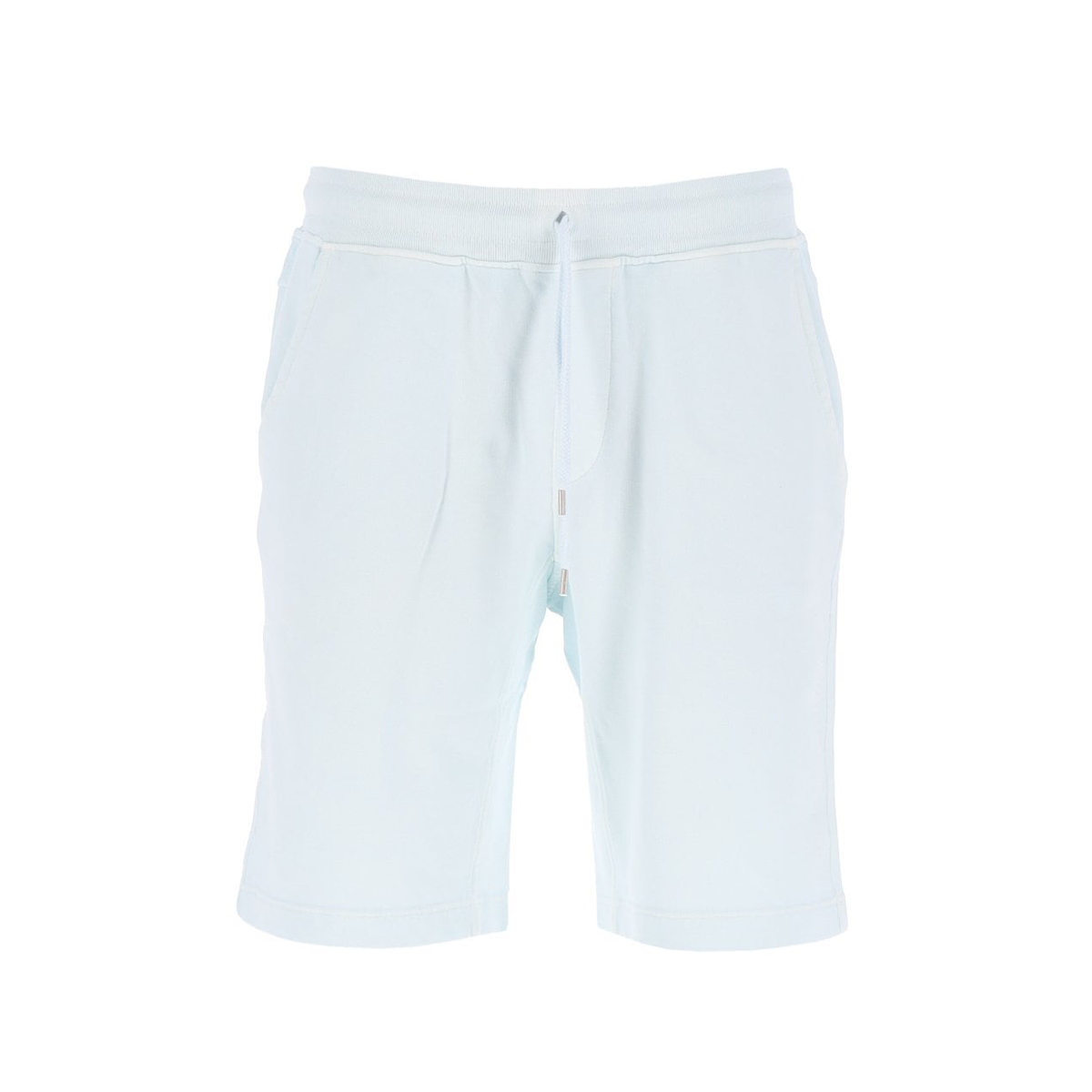 CP COMPANY COTTON RESIST DYED SHORTS IN PALE BLUE